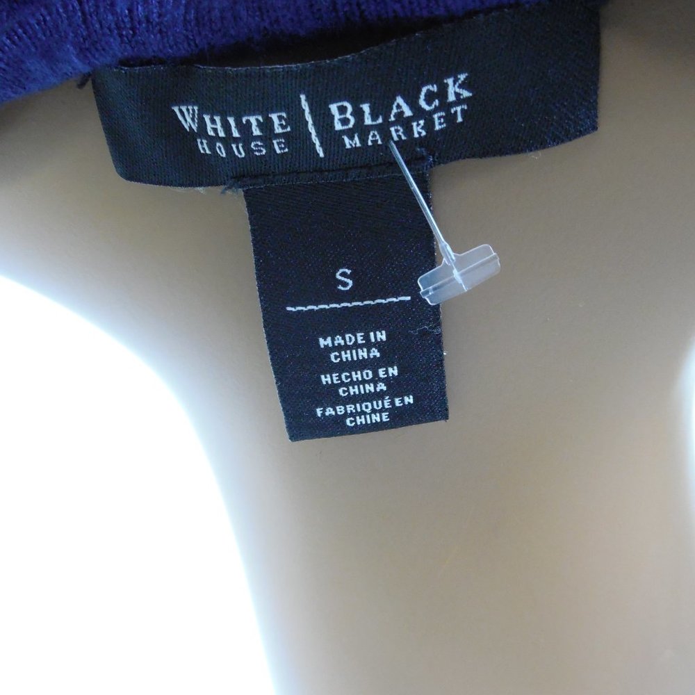 WHITE HOUSE BLACK MARKET S Blue Sweater - Picture 8 of 9